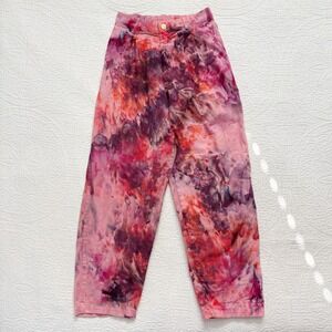 Big Bud Press Unisex Work Pants, Pink Tie‎ Dye